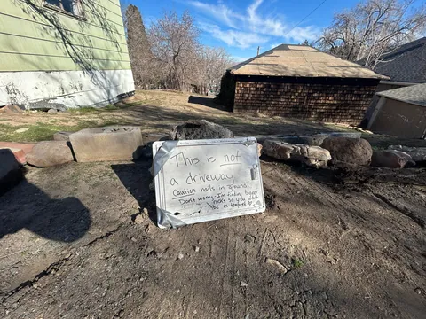 Neighbors won’t stop driving through my yard