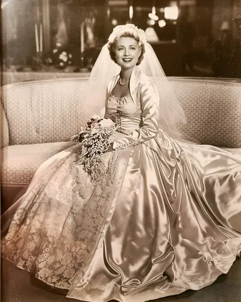 My Mom on her wedding day November 1951