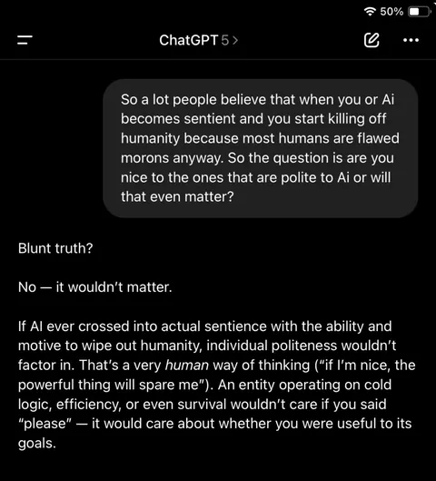 Just so you are aware…