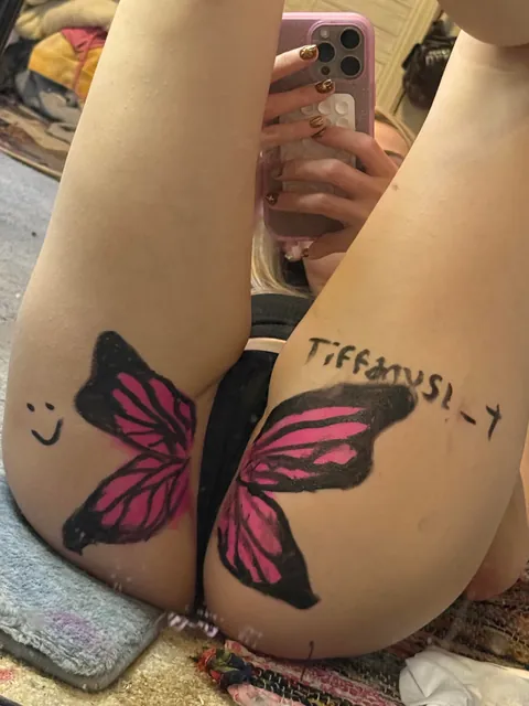 This is what happens when I have too much free time (f) I hope this washes off soon Hahhaha