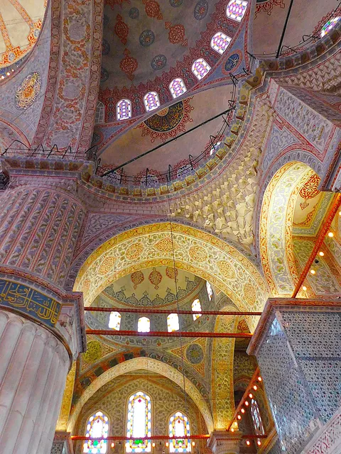 Blue Mosque in Istanbul, Turkey (17th cen.) [OC]