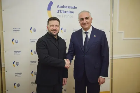 Ukrainian President Zelenskyy met with Iranian Crown Prince Reza Pahlavi in Paris