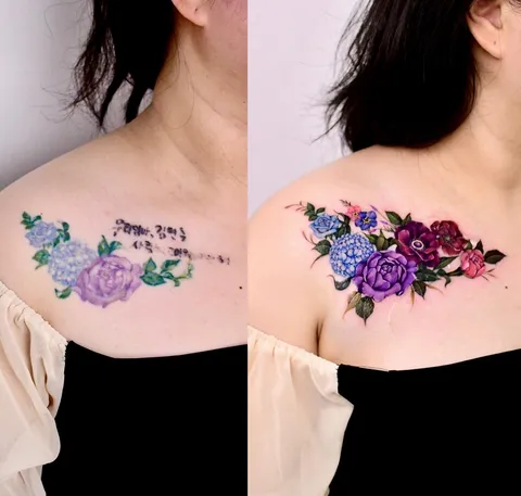 Rework + text coverup done by Yerae, Chronic ink, Toronto 