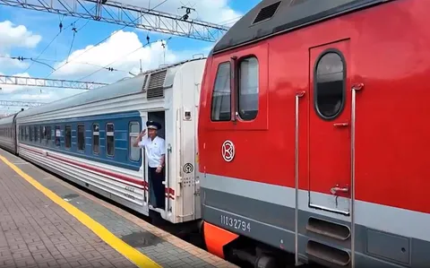 For the first time in 5 years, a train arrived from Pyongyang to Moscow.