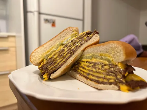 [Homemade] 5x 1oz smashburger