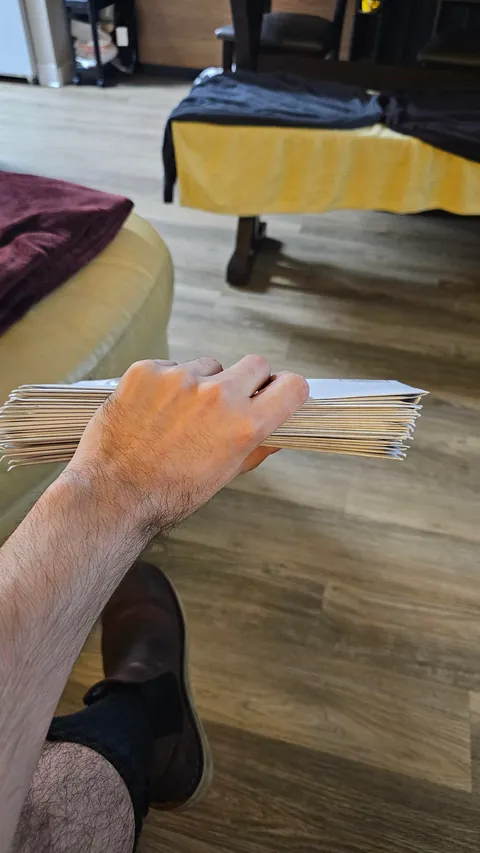 Just opened 22 letters all thanking me for going paperless