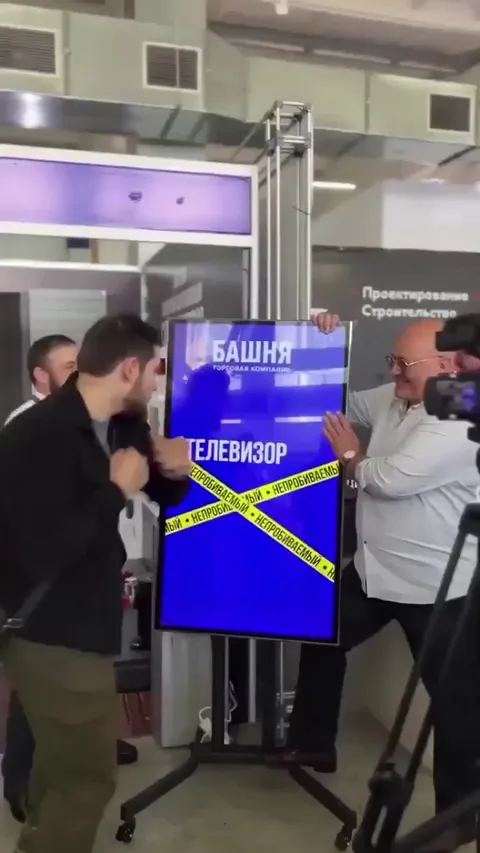 They asked a boxer to test an "indestructible" TV