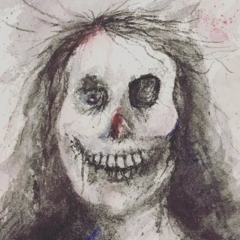 A watercolor I made. Stephen Gammell inspired, of course.