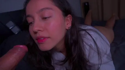 I sucked him off like I was starving