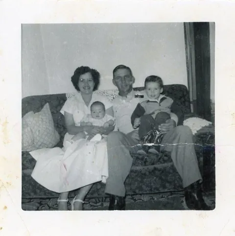 my grandfather in rural oklahoma circa 1950's