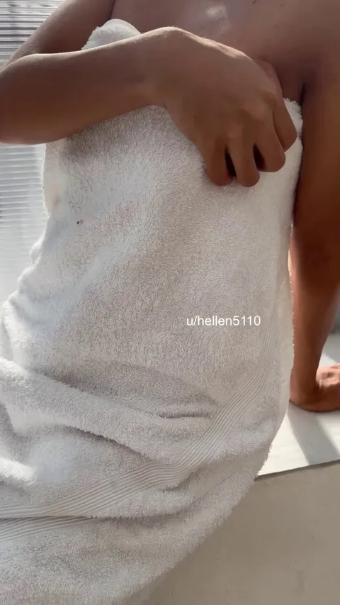 Fresh after the shower