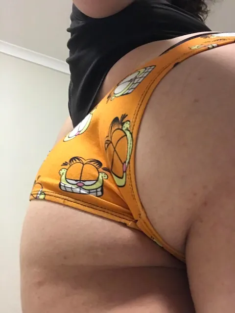 Pizza? Hot. Garfield? On. Pussy? Out.