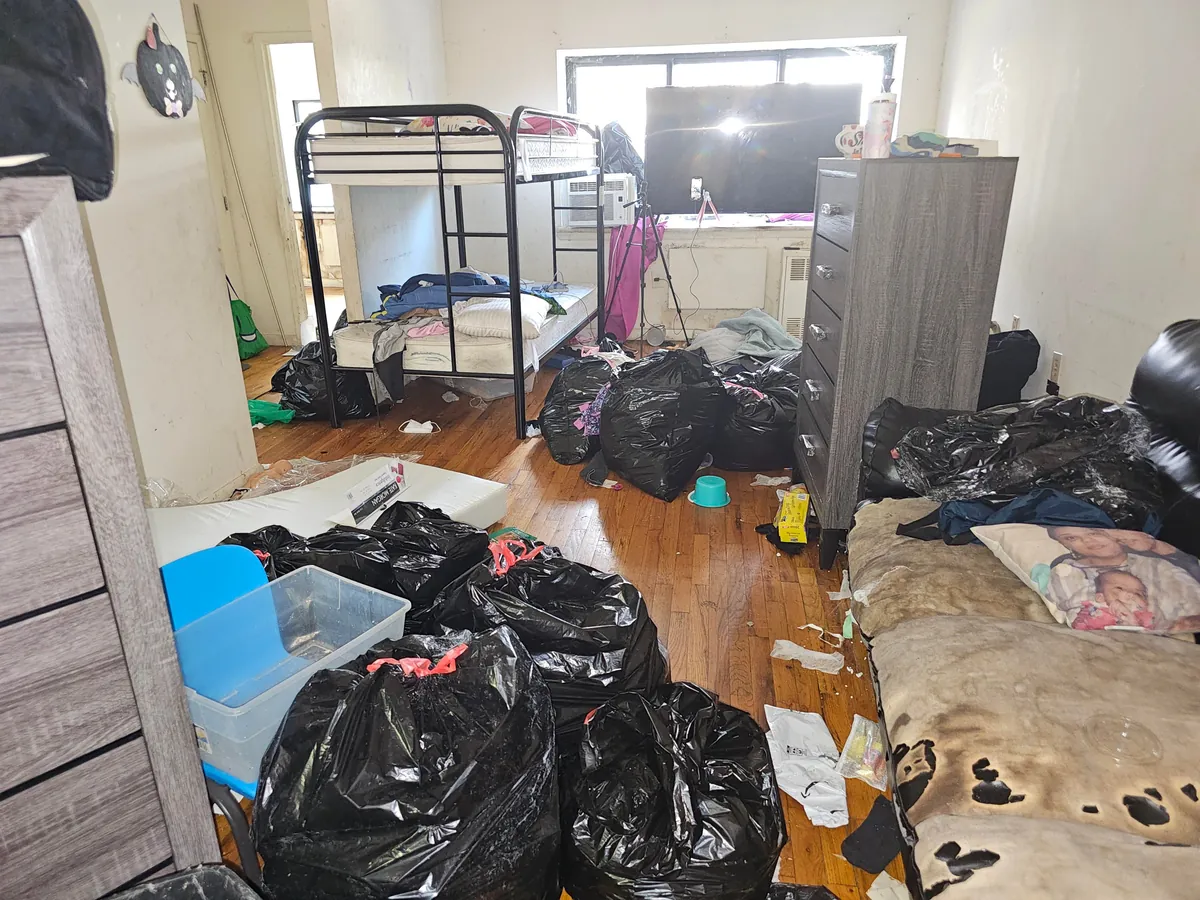 The owner had depression and I cleaned her home for free