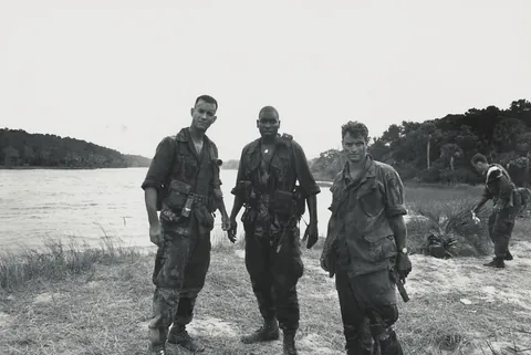 Gary Sinise here. For the anniversary of Forrest Gump, I wanted to share more of my favorite Behind-The-Scenes photos. So many wonderful memories. (1994)