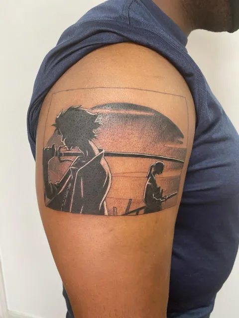 I dont see too many tattoos on darker skin here. So heres mine! Done by KhangD at Paul Le art studio, Texas