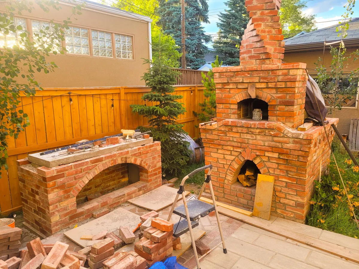 I built a BBQ this summer