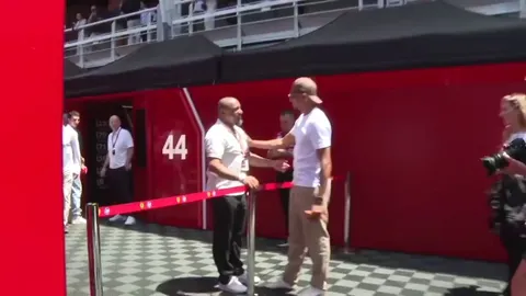 Roberto Carlos teaching Trent Alexander-Arnold some basic Spanish: “You only need three words, Good morning, good night and friend... and that's it."