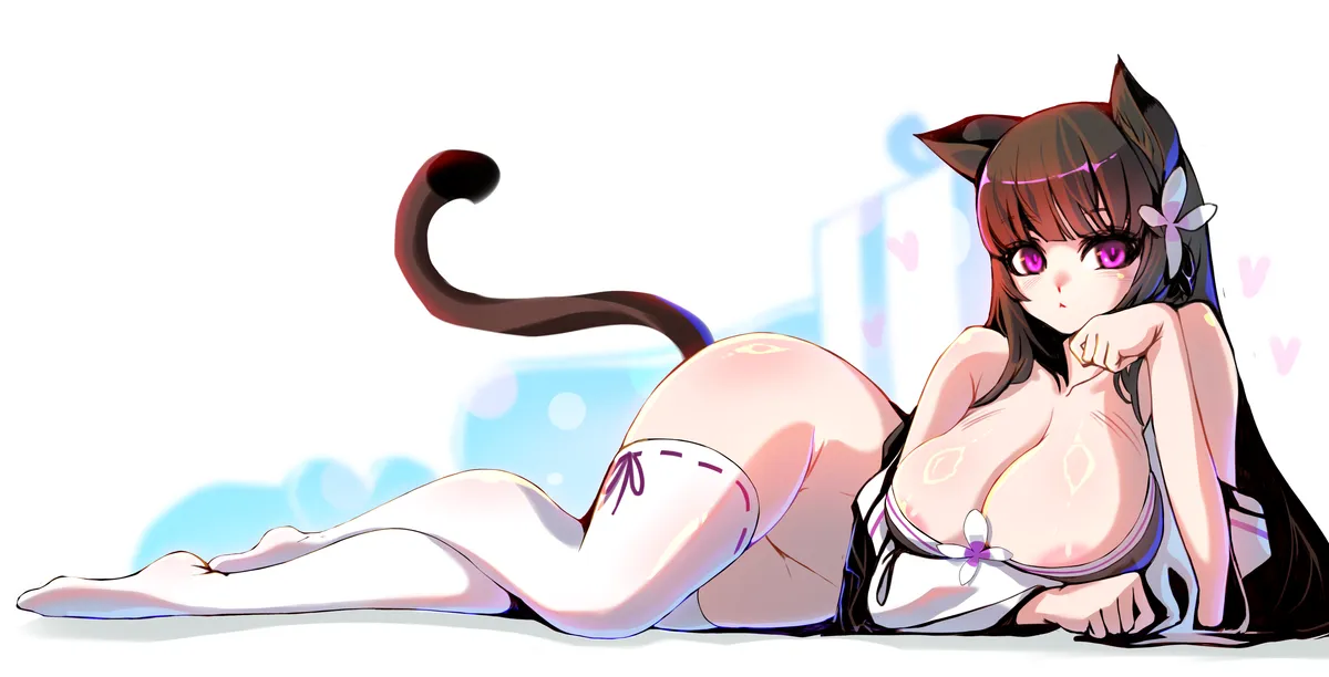 Bottomless catgirl