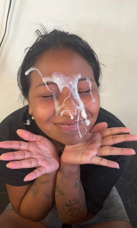 loved this monster load on my face