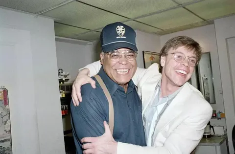 The late great James Earl Jones and Mark Hamill (Darth Vader and Luke Skywalker)