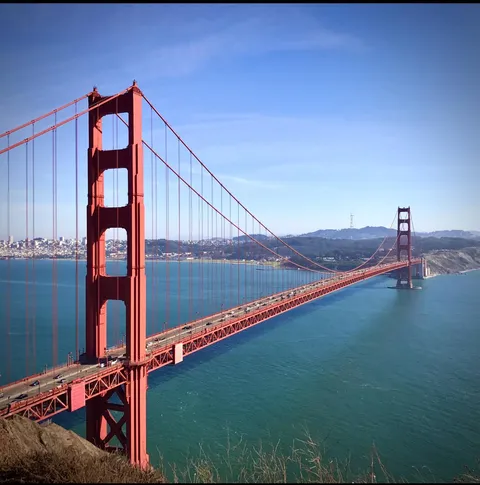 Golden Gate Bridge: “International orange” color was intended to be a primer, not the final color