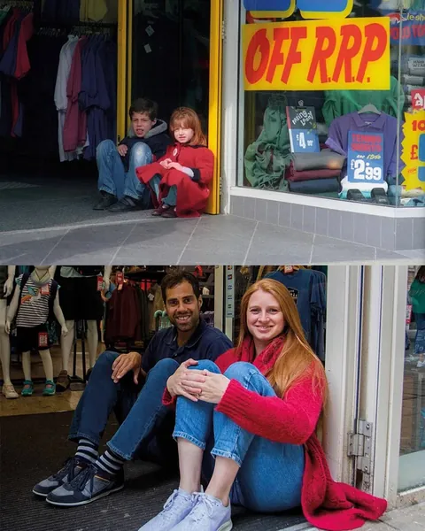 Photographer tracked down people he captured 40 years ago to recriate their photos