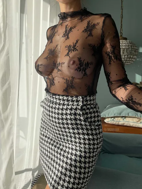 New sheer blouse for my wardrobe