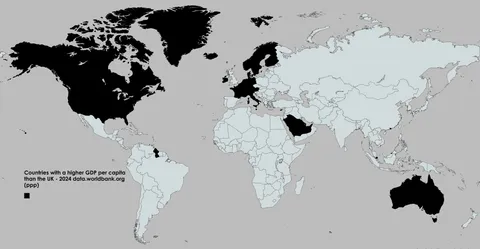 In 2024 Italy's gdp per capita has surpassed the UK