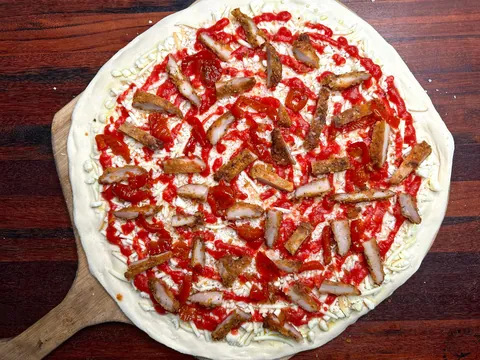 [Homemade] Chicken Parm Pizza