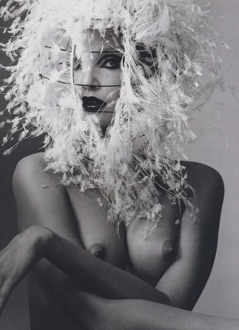 Nadja Auermann, 1994 by Irving Penn in Vogue