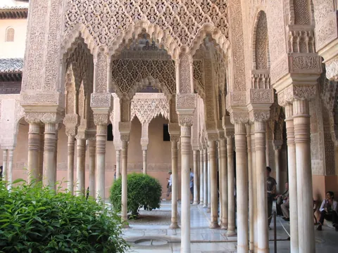 Visiting Alhambra Palace in Grenada, Andalusia, Spain