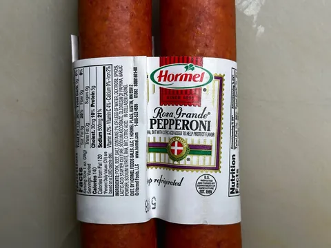 [Homemade] pepperoni and mushroom pizza