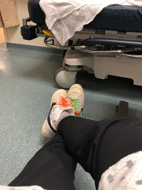 I only wear these on bigs days. I start radiation in 20 minutes. Never miss an opportunity to flex.