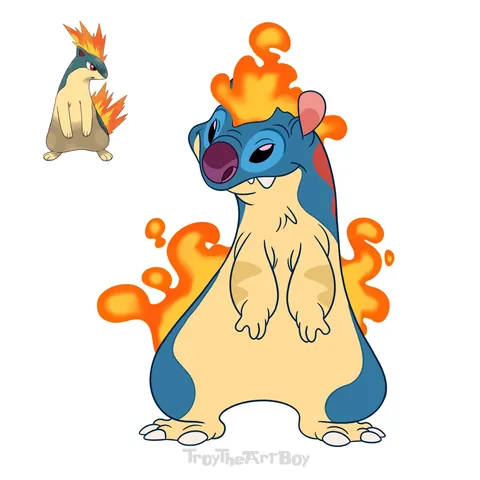 Drawing MORE Pokemon as Lilo and Stitch Experiments