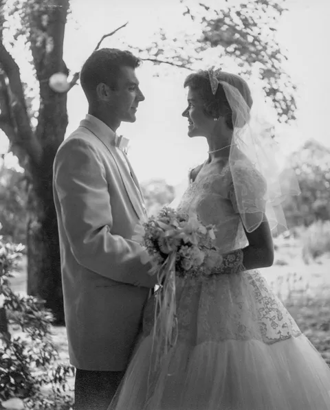 My grandparents at their wedding, 1955