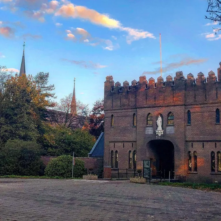 This little monastery tucked away in the Southern Netherlands is actually a Trappist Brewery. For €12 you can have a beer and a tour. Monks are everywhere. The restaurant serves fantastic food made with the beer. It’s called La Trappe.