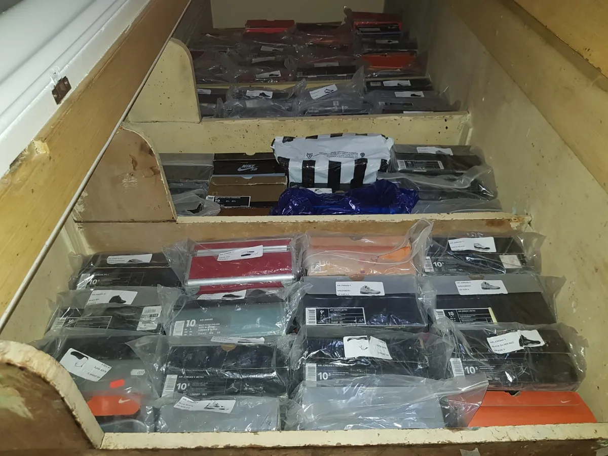 Barn find 96 pairs of deadstock Jordans.