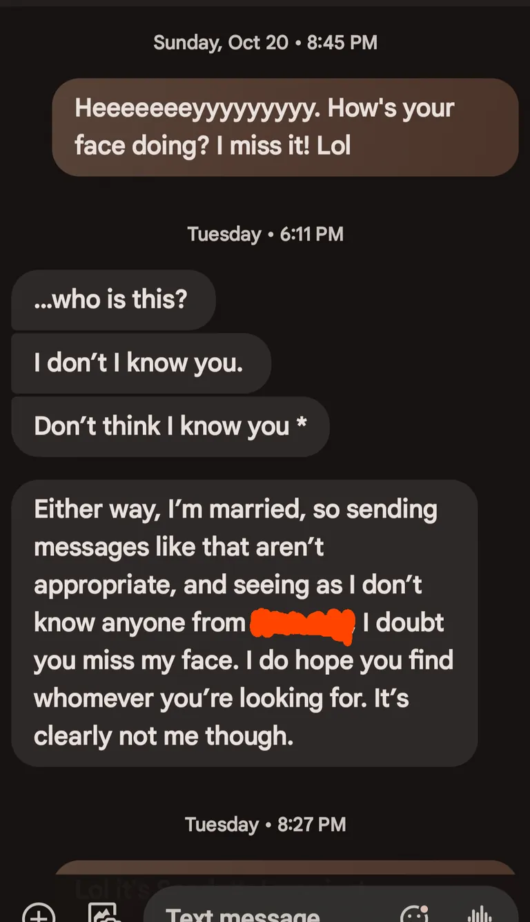 We've been friends for 18 years, but he got married to a woman he knew for a week, and suddenly I'm blocked everywhere.