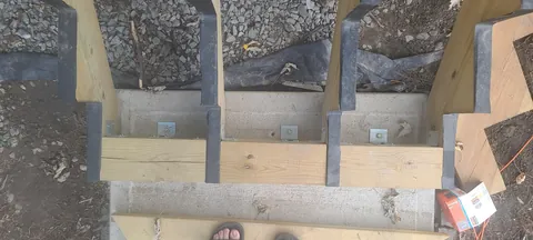 Replaced the deck that was falling apart when I bought the house, and decided to go bigger