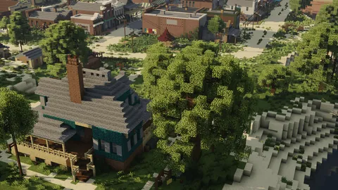 After 2 months of work, i finally built the whole Blackwater town from Red Dead Redemption2!