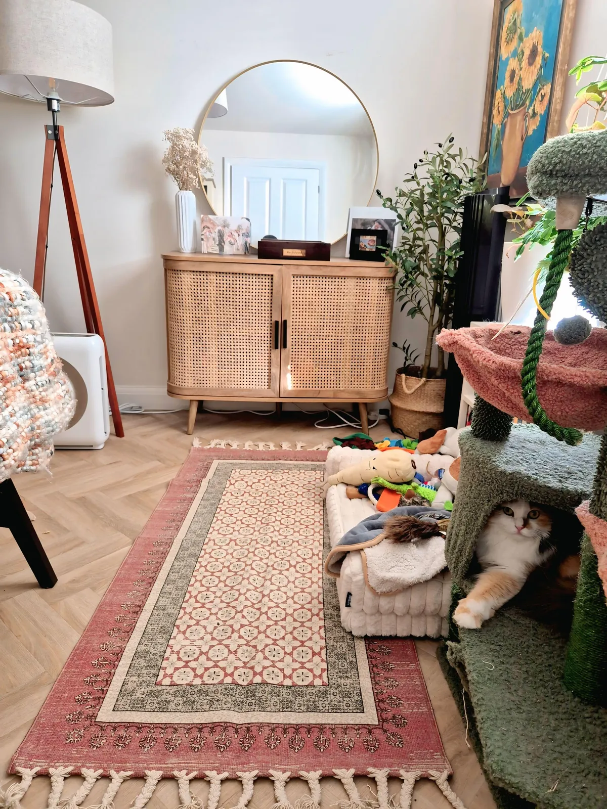 Feeling cozy with my pup and kitty on a chilly autumn day