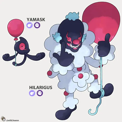 I designed a Yamask of every type!