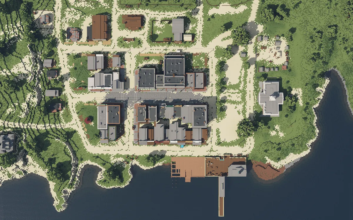 After 2 months of work, i finally built the whole Blackwater town from Red Dead Redemption2!