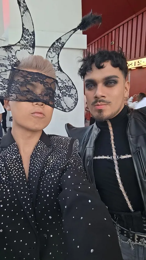 My husband and I at Lady Gaga concert