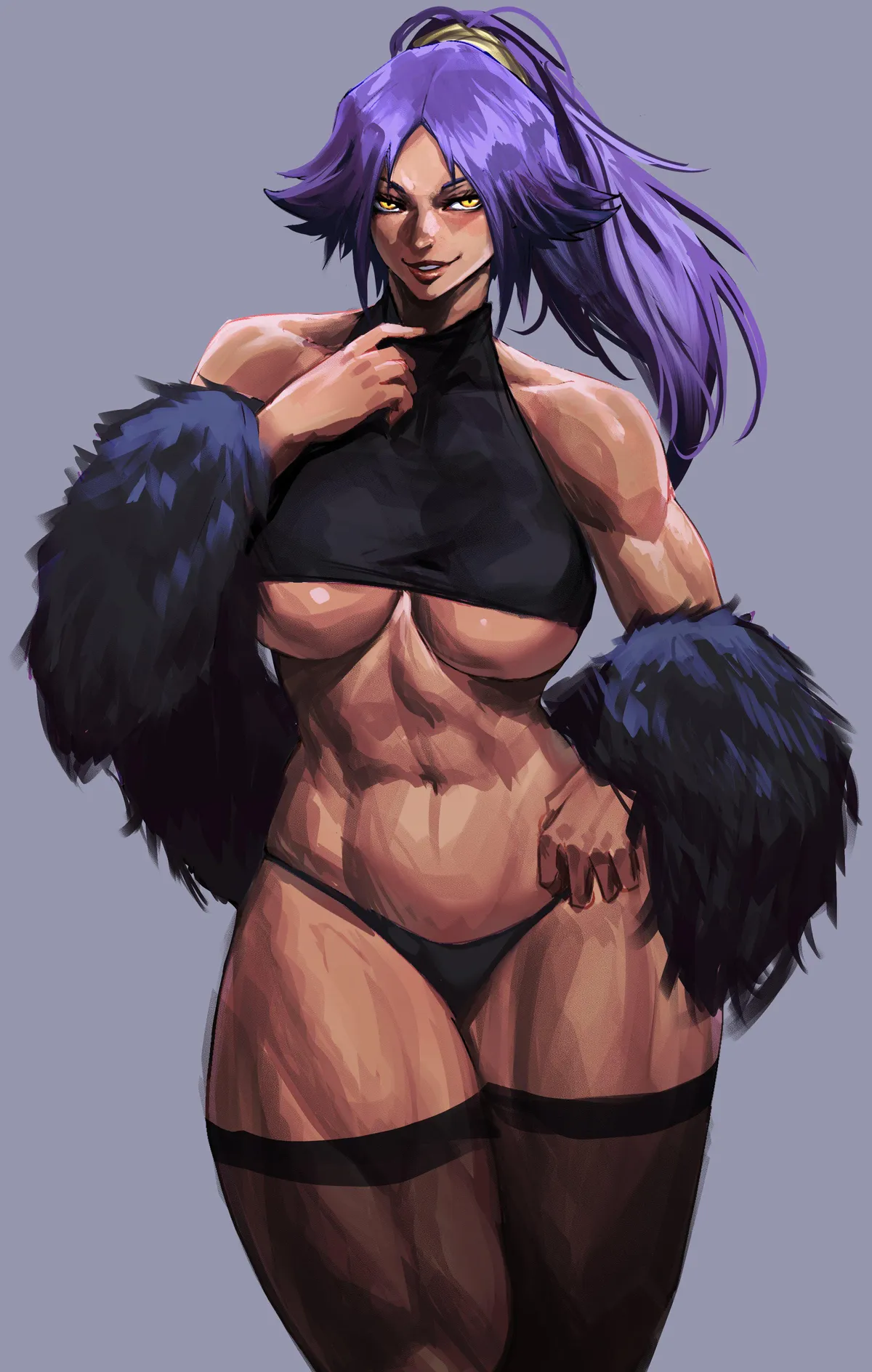 yoruichi (virgoart)