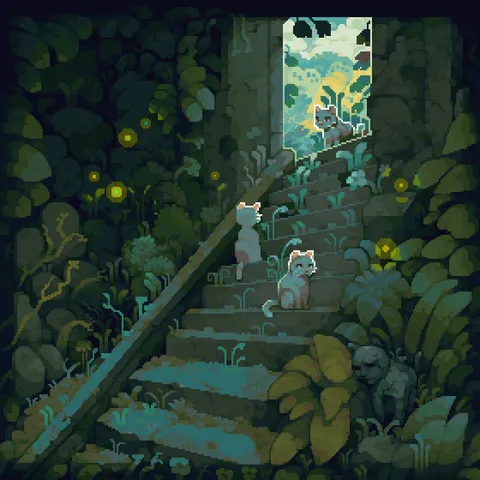 Hideout 🐱🌿 (Animated)