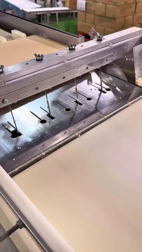 Making wafers inside a factory