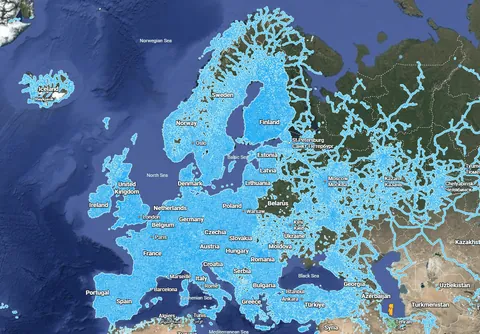 Google Street View coverage worldwide