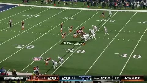 [Highlight] Bengals Get Their Punt Blocked, Cowboys Touch The Ball, And Then The Bengals Recover Their Own Blocked Punt To Retain Possession!