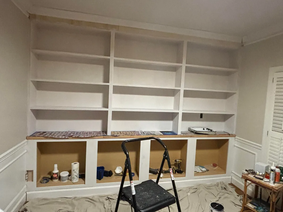 Dining Room Turned Library